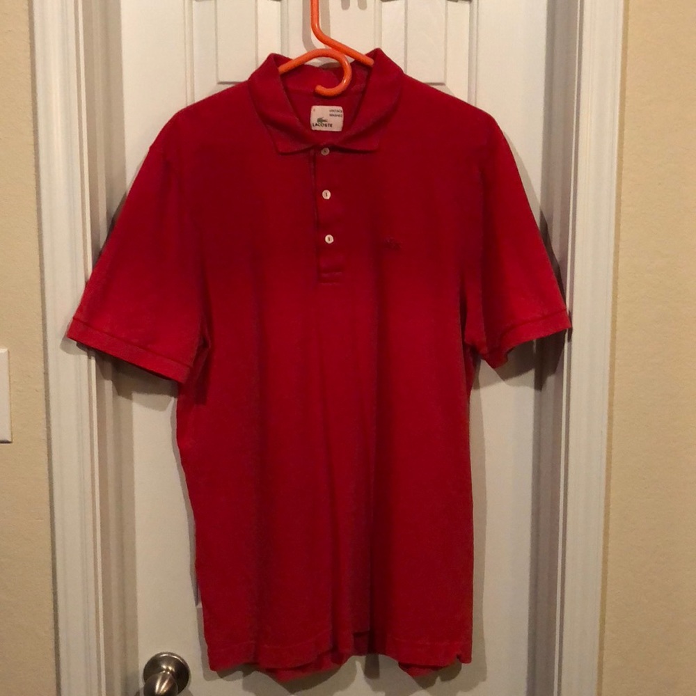 Men’s Lacoste Polo Shirt - Vintage Washed
